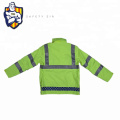 Frauen hi vis reflektierende Sicherheit Winterjacke Winterjacke